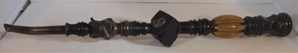 GERMAN REGIMENTAL PIPE STEM, 117TH GROSSHESSIAN LEIB REGIMENT, 6TH COMPANY, GEFRIEDER KUNZ, CIRCA 1897-99