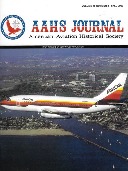 AAHS JOURNAL, AMERICAN AVIATION HISTORICAL SOCIETY, VOL. 45, NO. 3