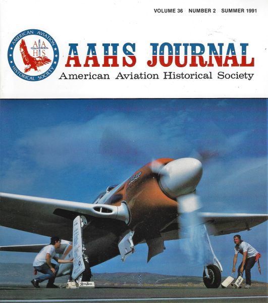 AAHS JOURNAL, AMERICAN AVIATION HISTORICAL SOCIETY, VOL. 36, NO. 2