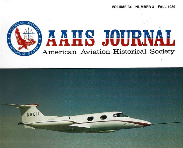 AAHS JOURNAL, AMERICAN AVIATION HISTORICAL SOCIETY, VOL. 34, NO. 3