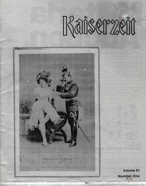 KAISERZEIT, VOL XI, NO 1