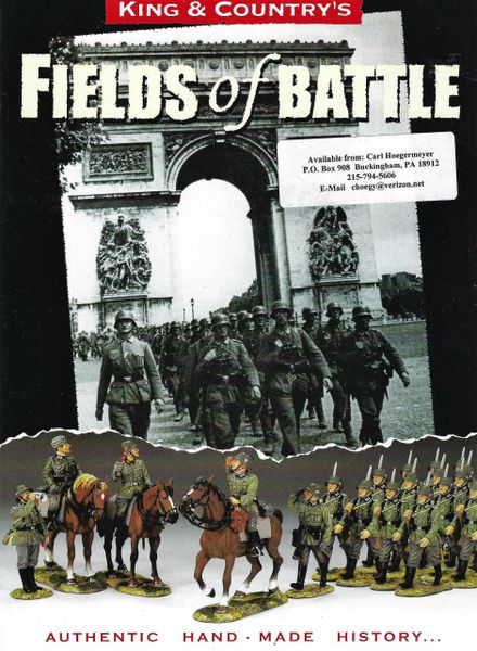 KING AND COUNTRY, FLYER, FIELDS OF BATTLE, 1