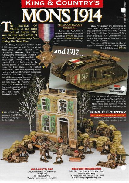 KING AND COUNTRY, FLYER, WORLD WAR I, 5