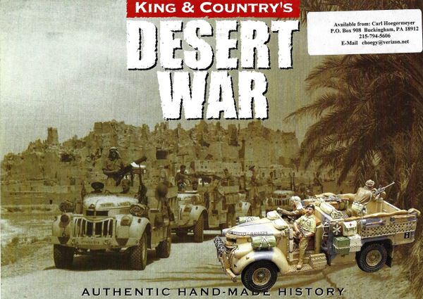 KING AND COUNTRY, BOOKLET, AFRICA. 1, DESERT WAR
