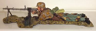 Thomas Gunn GC004A, 1/32, Prone MG 34 Machine Gunner, (Boxed)