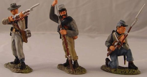 CONTE, ACW57099, 1/32, CONFEDERATE INFANTRY FIRING, (BOXED)