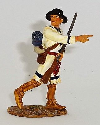 BRITAINS, 17537, 1/32, AMERICAN REVOLUTION COLONEL GEORGE ROGERS CLARK, (BOXED)