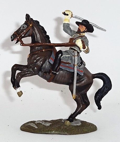 BRITAINS, 17100, 1/32, CONFEDERATE NATHAN BEDFORD FOREST vs UNION IRON BRIGARD OFFICER , (BOXED)