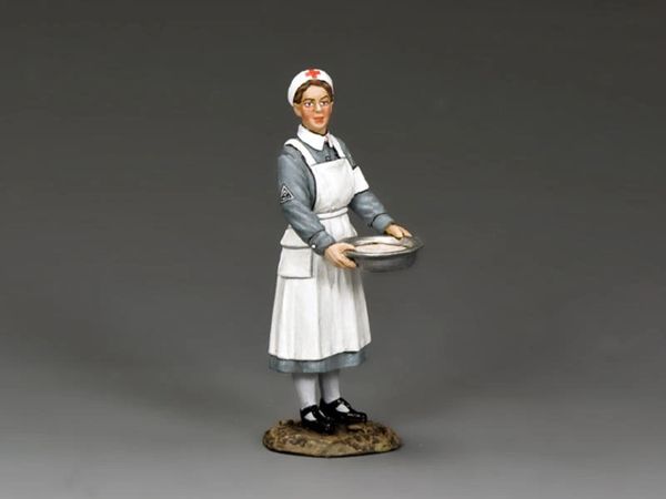 KING AND COUNTRY, WH006, 1/30, German Nurse with Pan of Water. (Boxed)