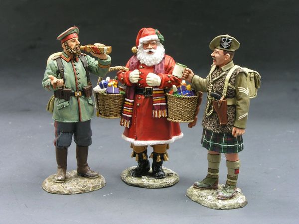 KING AND COUNTRY, XM007-01, 1/30, CHRISTMAS TRUCE 1915, (BOXED)