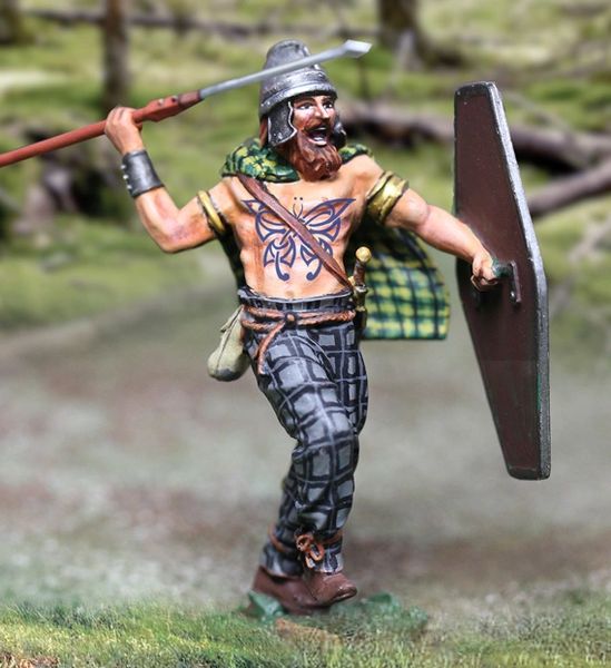 The COLLECTORS SHOWCASE, CS00982, 54mm Barbarian Throwing Pilum