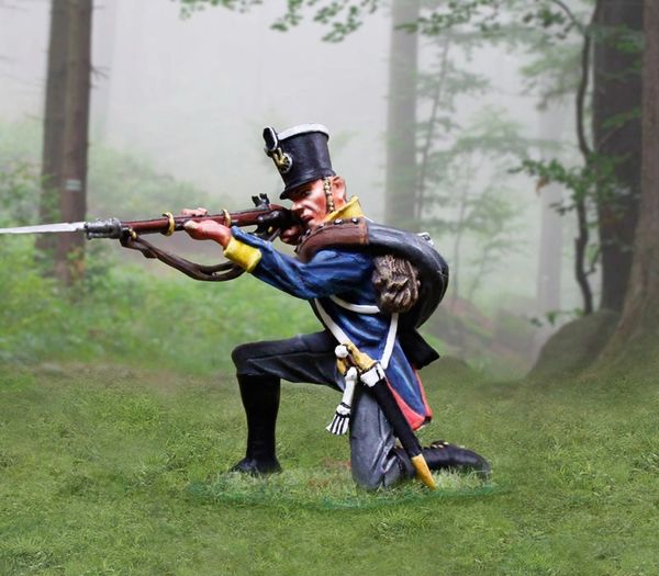 The COLLECTORS SHOWCASE, CS00897, 54mm Prussian Line Inf. Kneeling Firing