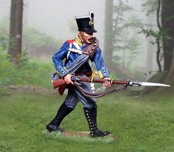 The COLLECTORS SHOWCASE, CS00898, 54mm Prussian Line Inf. Advancing