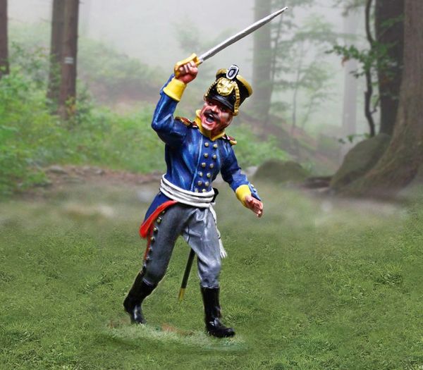 The COLLECTORS SHOWCASE, CS00894, 54mm Prussian Line Infantry Officer