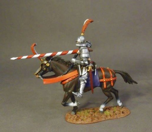John Jenkins Designs, RYORK-05A, War of the Roses, 1/30th, Mounted Yorkist Knight (4 pcs)