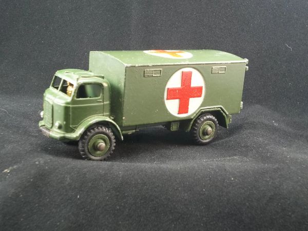 DINKY TOYS 626, die cast vehicle, Military Ambulance, Boxed