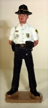 Quartermaster Corp, POL1, 1/32, State Policeman, (Unboxed)