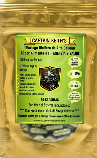 Captain Keith’s Moringa Oleifera de Alta Calidad