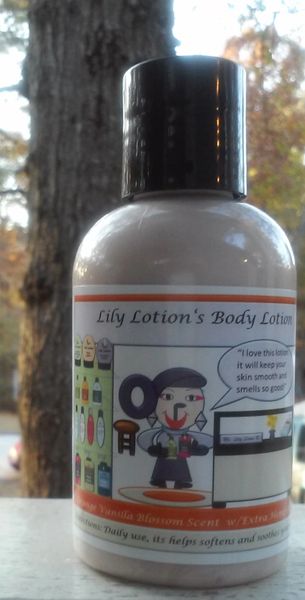 Lily Lotion's Orange Vanilla Blossom with Extra Hemp Oil Body Lotion