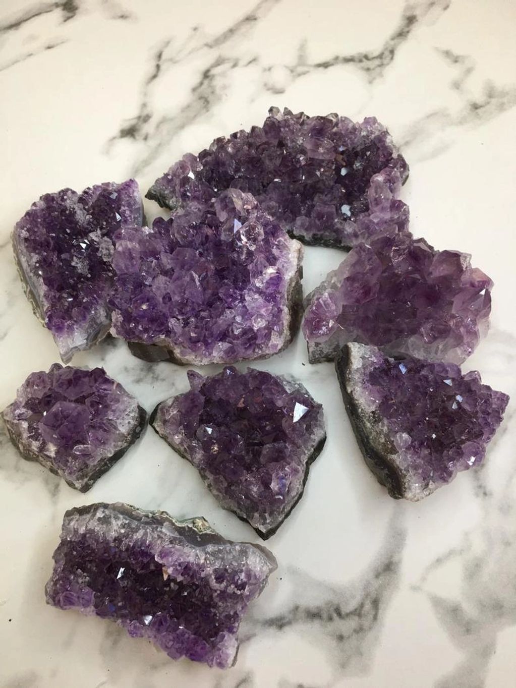 Amethyst has a broad spectrum of healing Properties.  It neutralize pain, headache & Migraine