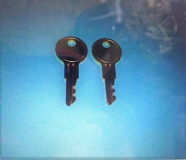 2 Northern Tool & Equipment Toolbox Lock Keys Cut To Your Tool box Key Code