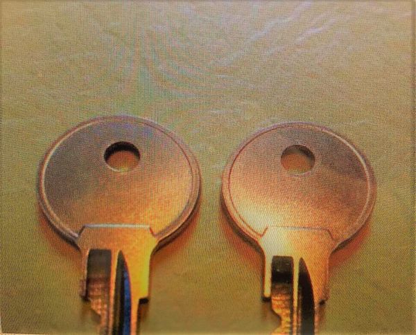 LATERAL FILE CABINET LOCK WITH 2 KEYS