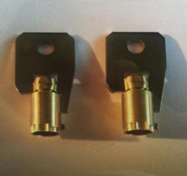 2 Steel Glide Tool box Keys Code Cut A2001 thru A2050 Toolbox Chest