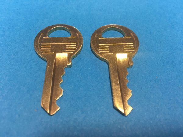 2 Master No.5 Padlock Replacement Keys Code Cut  A851 to A900 Lock Key #5 