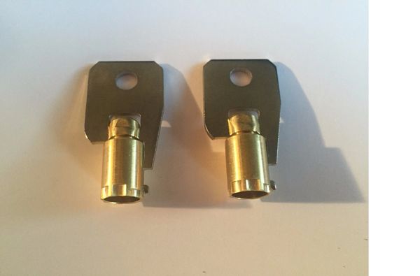 2 Kennedy Toolbox Tubular Keys R00 to R24  & Q25 to Q49 Tool Box Chest Lock Key 