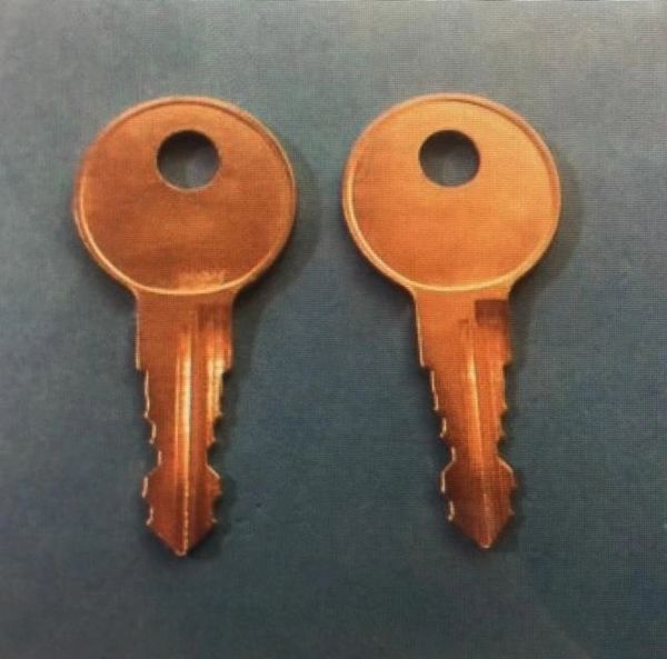 2 Century Ranch Truck Cap Keys Code Cut 001 Thru 0 Camper Topper Cover Lock Key