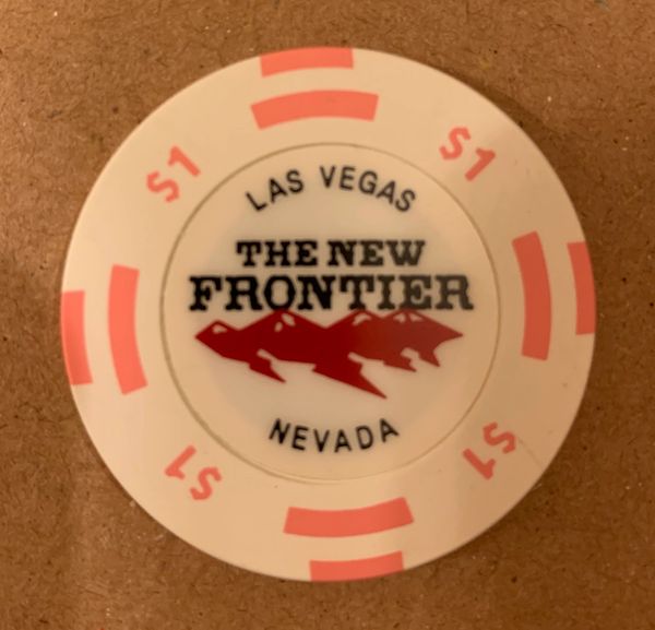 The New Frontier Casino 1 Chip— uncirculated