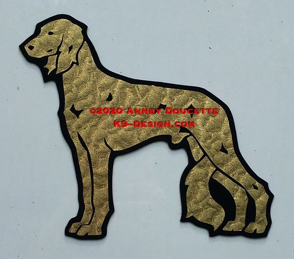 Saluki Standing Magnet - Choose Color