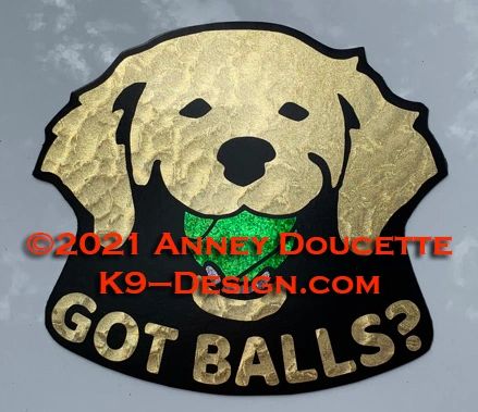 Golden Retriever "Got Balls?" Magnet