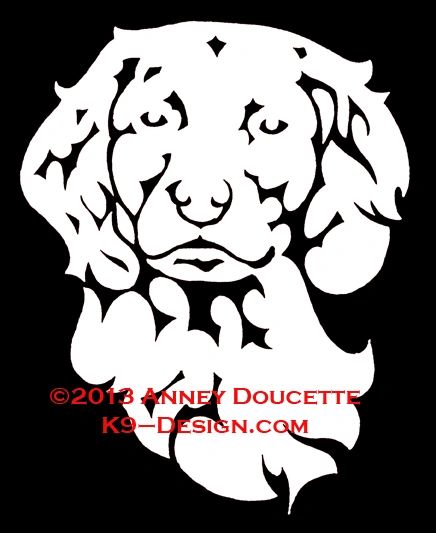 Boykin Spaniel Headstudy Decal