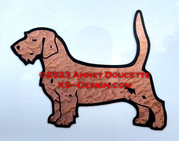 Basset Fauve de Bretagne Standing Magnet