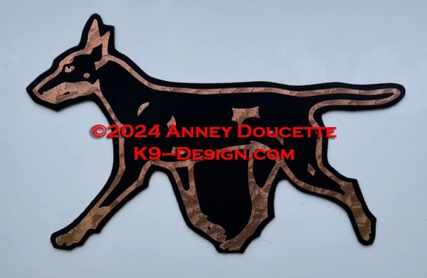 Manchester Terrier Trotting Magnet