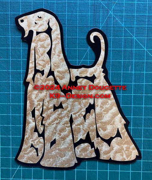 Afghan Hound Standing Magnet