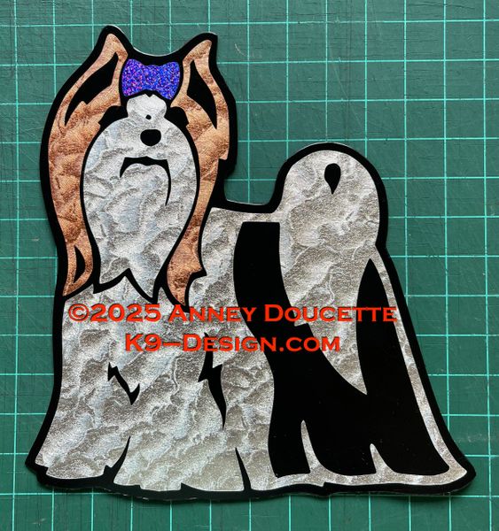 Biewer Terrier Standing Magnet