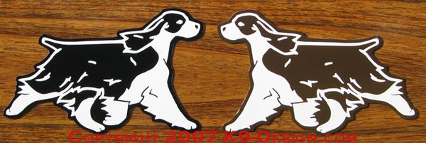 English Springer Spaniel Trotting Magnet - Choose Color