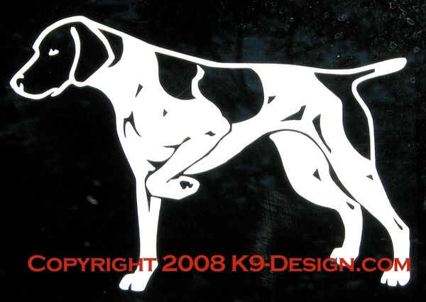 German Shorthaired Pointer Pointing / Hunting Decal