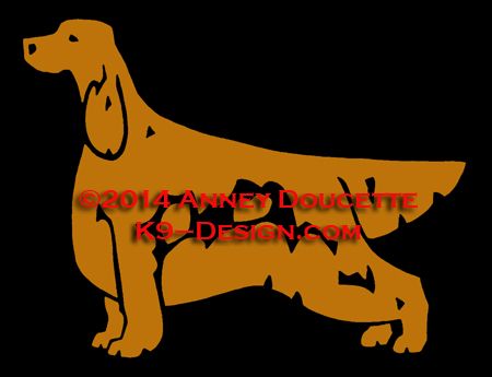 Irish Setter Stacked Decal