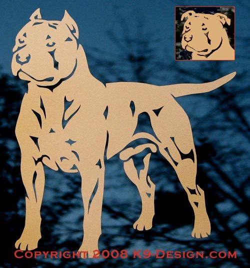 PITBULL MOM Vinyl Decal Sticker - Dog Paw Prints Pittie Amstaff Terrier