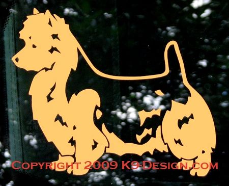 Australian Terrier Standing Decal