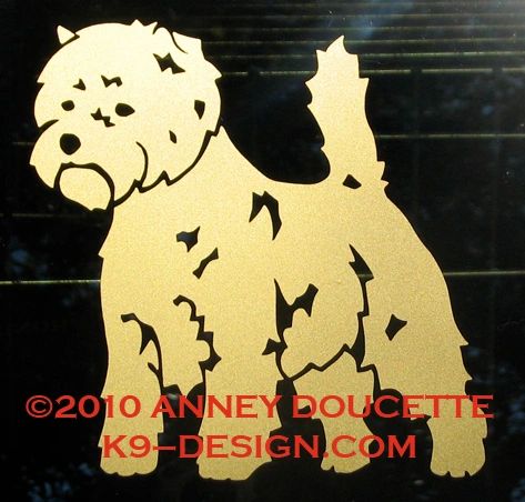 Cairn Terrier Decal - Choose Color