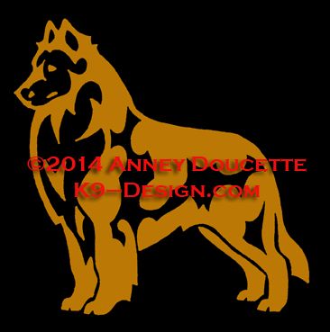 Belgian Tervuren Standing Decal