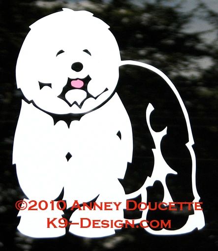 Old English Sheepdog Decal