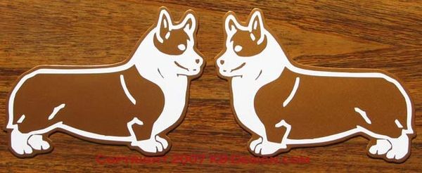 Pembroke Welsh Corgi Stacked Magnet - Choose Color