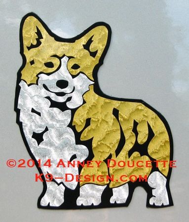 Pembroke Welsh Corgi Stand Front Magnet - Choose Color