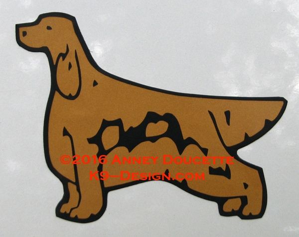 Irish Setter Stacked Magnet