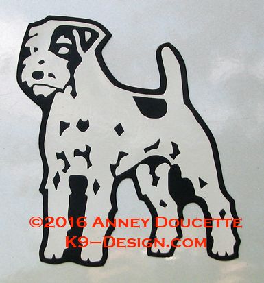 Parson Russell Terrier Standing Magnet